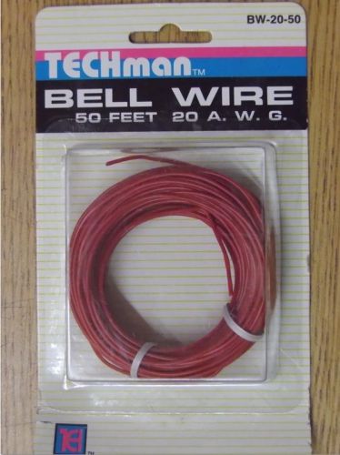 Lot of 10 TECHman Bell Wire BW-20-50 50 Feet 20 A.W.G. Low Voltage Wire NEW