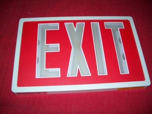 Cooper SRB Technologies Exit Self-Luminous Life Safety Sign Sure-lites