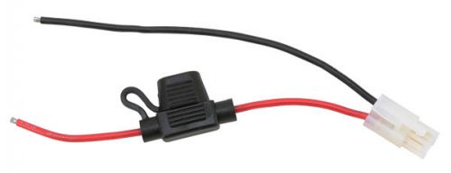 Male Tamiya Connector (wired with 5A fuse) By ServoCity Part # E1073-FUSE
