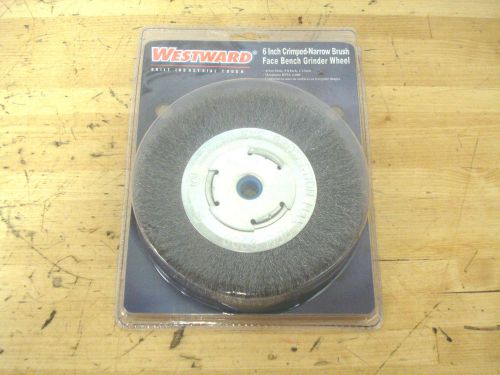 Wire Wheel Brush for Bench Grinder, 6&#034; Dia. x .008&#034; Wire, 5/8 - 1/2&#034; AH | Qty: 2