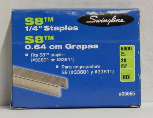 Swingline S8 1/4 &#034; inch/ 0.64 cm staples