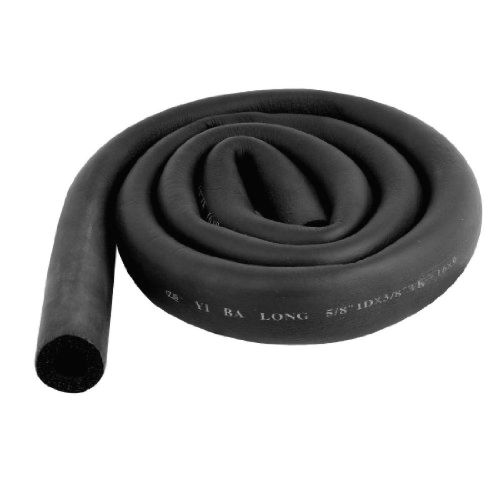 Household Air Conditioner 16x9mm Foam Pipe Heat Insulated Black