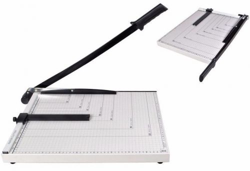 18&#034;x15&#034; sturdy metal base paper cutter trimmer scrap booking guillotine 18 inch. for sale