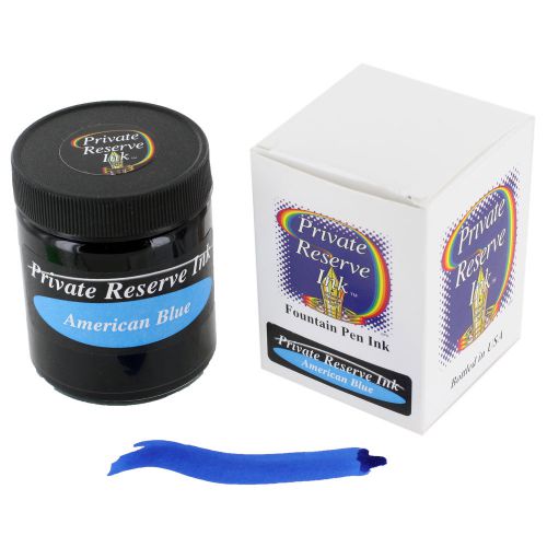 Private Reserve Fountain Pen Bottled Ink, 50ml, American Blue Fast Dry