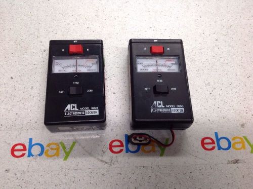 Lot of 2 - ACL Model 300B Hand Held Electrostatic Locator