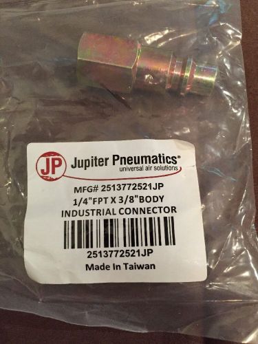 New!!  1/4 Fpt X 3/8 Body Industrial Connector. Lot Of 10!