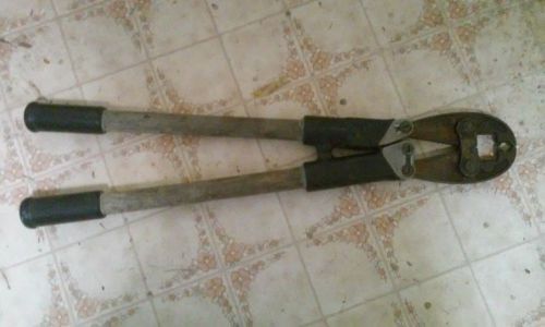 Blackburn mechanical crimper od 58 connector compression tool - wood handles for sale