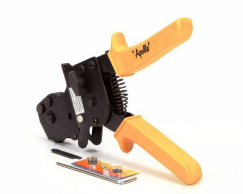 New one hand cinch clamp tool crimper auto release ratchet 3/8” to 1” for sale