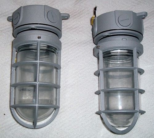 Lumapro vapor tight industrial light ceiling fixture 3rb17 new  lot of 2 for sale