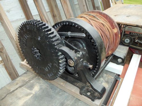 Beebe / Ingersoll Rand 5 Ton Hand Winch with Hand Brake worth 1000 to 2000$