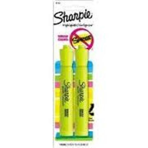 Sharpie/Sanford Fluorescent Yellow Highlighters, 2 Ct. (3 Pack)