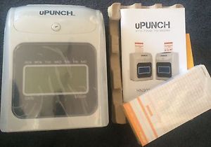 UPunch HN3000 Electronic Time Clock Punch Digital Recorder Set