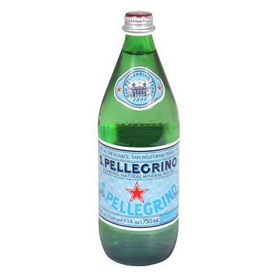 San Pellegrino Natural Sparkling Water, 750 Milliliter -- 12 per case.
