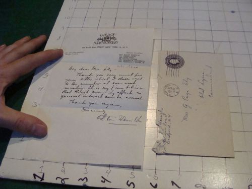Original letter from GUILD OF BOOK WORKERS 1946 from Mrs. Otti Von Wassilko