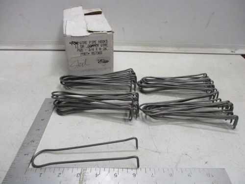 A5736S Steel Wire Pipe Hooks 11 Gauge PWS - 3/4&#034; x 6&#034; (Lot of 40)