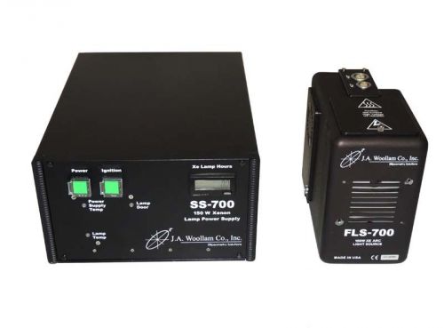Woollam Spectroscopic Ellipsometer SS &amp; FLS-700 Xenon Light Source/ Power Supply