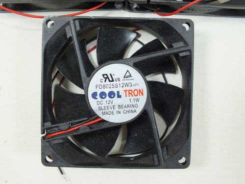 1  muffin type fan motor brushless 12dc 1.1w 80mm square for sale