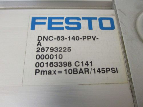 FESTO DNC-63-140-PPV-A STANDARD CYLINDER *NEW NO BOX*