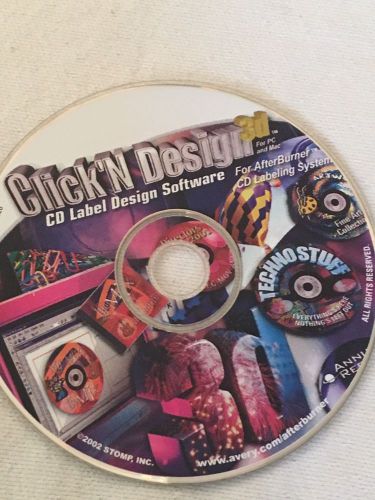 CD Stomper Click N Design 3D PC Mac Templates Plus Clip Art