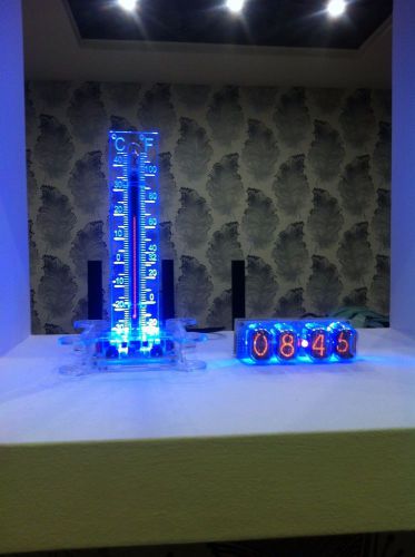 TOGETHER CHEAPER! Nixie Tube Thermometer on IN13 and Nixie Tube Clock on IN12