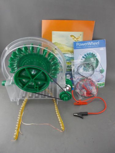 The powerwheel water bundle turbine hydro generator physics electricity teaching for sale