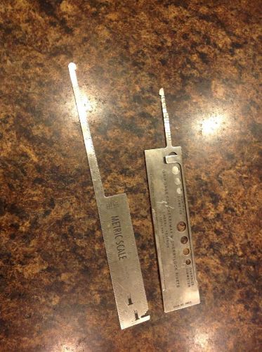 Grip Gage for Cherrymax &amp; Cherrylock Rivets Shear Rivet Gage&#039;s lot of two