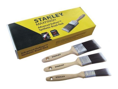 Stanley Tools - Max Finish Advanced Synthetic Paint Brush 3 Piece Set