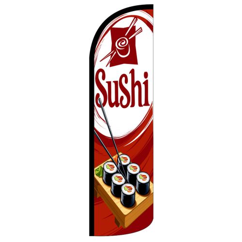 Sushi Swooper Flag Jumbo Sign Feather Banner made in USA