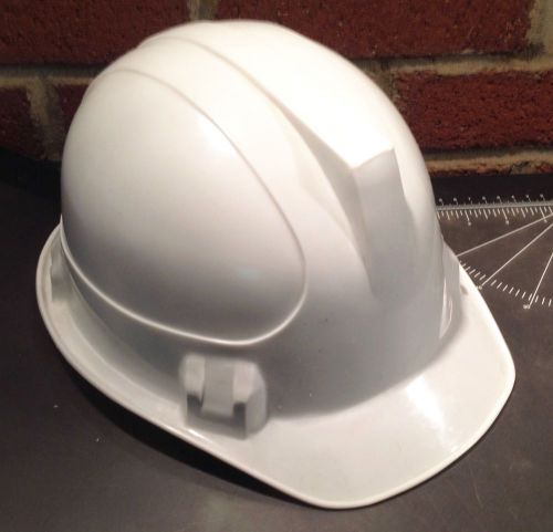 Willson hard hat jet cap style 66 jc made usa vintage white osha class a &amp; b for sale