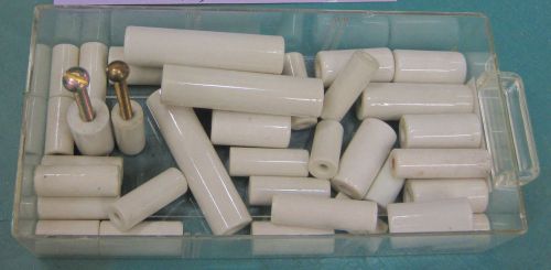 35 pcs. ceramic spacers for 6-32 &amp; 8-32 screws for sale