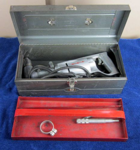 Vintage milwaukee cat. #1000 corded 1/2&#034; right angle drill w/carrying case for sale