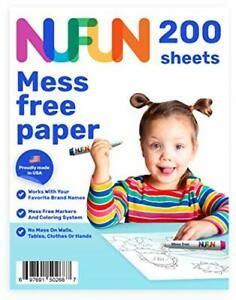NuFun Activities Mess Free Paper - Kids Create No Mess Wonders with Special C...