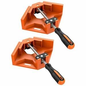 Housolution Right Angle Clamp 2 PACK Single Handle 90°Aluminum Alloy Corner C...