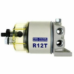 R12T Fuel Filter/Water Separator 120AT NPT ZG1/4-19-Complete Combo Filter Diesel