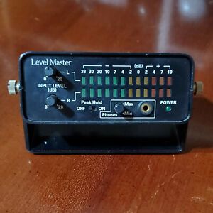 Level Master LMY-101 LED VU meter with peak hold and headphone monitor