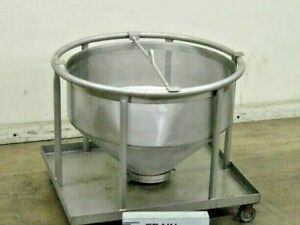 Stainless Steel Strainer Basket for 200 Gal Cooking Kettle, with Mobile Base