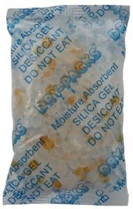 Lot of 150x Dry-Packs 5gm Indicating Silica Gel Packet