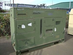 L3 60 KW diesel generator / MEP-806B / John Deere / 1464 hours