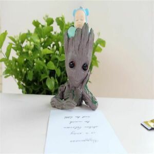 New Plastic Kids Figurine Pen Holder Toy Baby Groot Tree Man