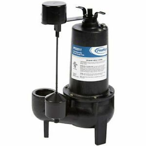 ProFlo PF93511 - 1/2 HP Cast Iron Sewage Pump (2&#034;) w/ Vertical Float Switch