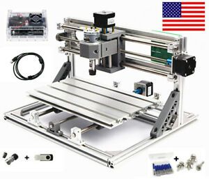 USCNC 3018 Router Kit GRBL Control 3 Axis Plastic Acrylic PCB PVC Wood Carving