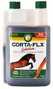 CORTA FLX Solution 32 oz Healthy Lubricate Joints Glucosamine Equine Horse HA
