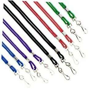- Premium Round ID Badge Neck Lanyards for Card Holders 25 Pack Assorted Colors