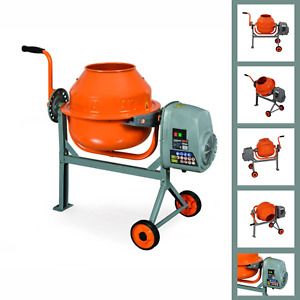YARDMAX YM0046 Light Weight Concrete Mixer Compact Portable 1.6 cu. ft. Electric
