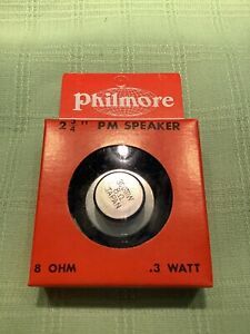 philmore 2.75 inch 8 ohm 300mw round transistor radio speaker