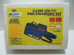 GARVEY 2-LINE (22-77) PRICE MARKING KIT SEALED BOX