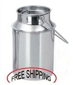 Milk can stainless steel 5 ltr milk can kitchen milk can quality carrying Only