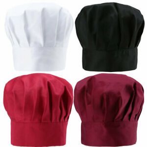 Professional Chefs Catering Hat Men Cap Cook Food Prep Kitchen Round Cap US