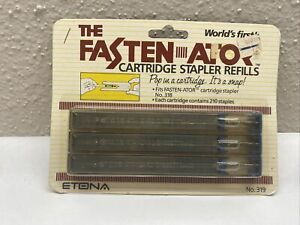 The fasten-ator cartridge stapler refills