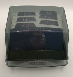 Vintage Rolodex Petite Model Address Telephone Organizer Flip Case